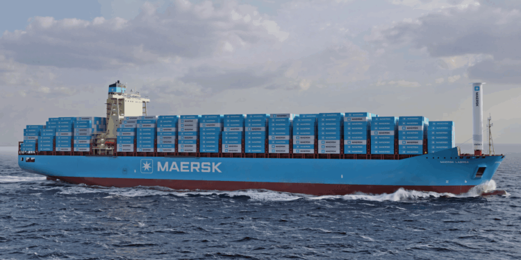 Maersk thử nghiệm cánh buồm gió Rotor Sail trên tàu container từ 2027